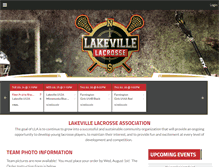 Tablet Screenshot of lakevillelacrosse.org